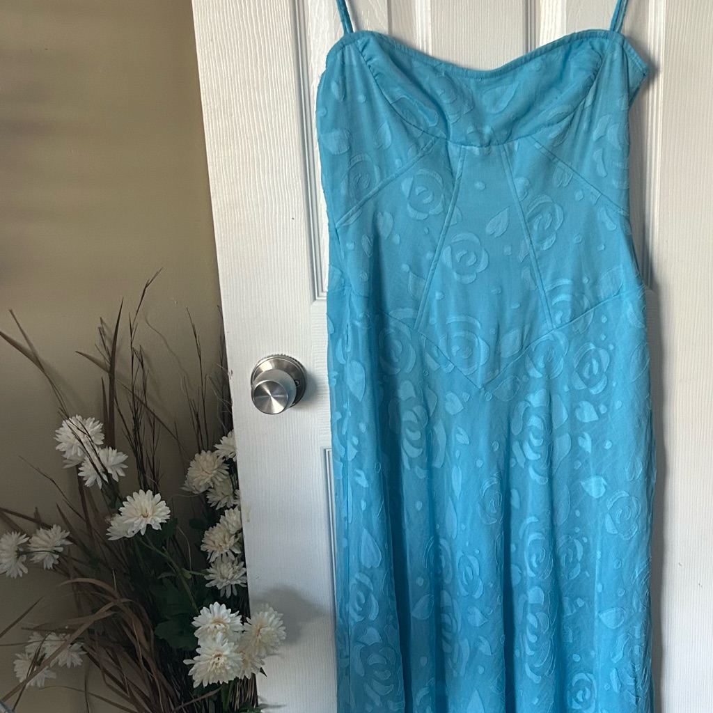 Lucy In The Sky Blue Floral Maxi Dress
